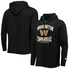 Washington Commanders Starter Post-Season Full-Zip Hoodie - Black sale