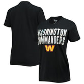 Washington Commanders G-III 4Her by Carl Banks Women's Endzone T-Shirt - Black discount
