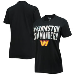 Washington Commanders G-III 4Her by Carl Banks Women's Endzone T-Shirt - Black discount