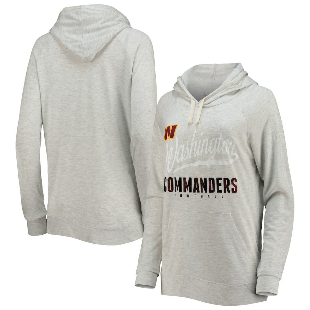 Washington Commanders Touch Women's Pre-Game Raglan Pullover Hoodie - Oatmeal discount
