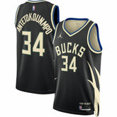 Giannis Antetokounmpo Milwaukee Bucks Jordan Brand Unisex Swingman Jersey - Statement Edition - Black outlet