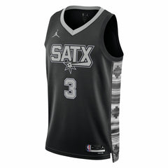 Keldon Johnson San Antonio Spurs Jordan Brand Unisex Swingman Jersey - Statement Edition - Black outlet
