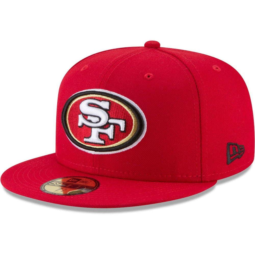 San Francisco 49ers New Era Team 59FIFTY Fitted Hat - Scarlet discount