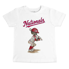 Washington Nationals Tiny Turnip Youth James T-Shirt White