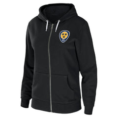 Nashville Predators WEAR by Erin Andrews Women's Sponge Fleece Full-Zip Hoodie - Black Hoodies