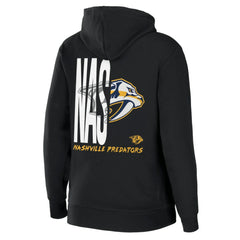 Nashville Predators WEAR by Erin Andrews Women's Sponge Fleece Full-Zip Hoodie - Black Hoodies