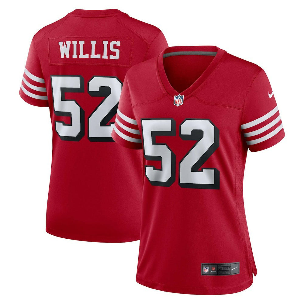 Patrick Willis San Francisco 49ers Women's Alternate Game Jersey - Scarlet cheap