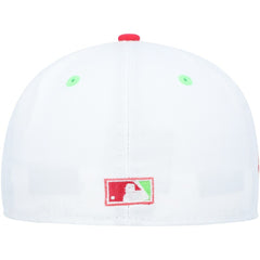 Washington Nationals Robert F. Kennedy Memorial Stadium Strawberry Lolli 59FIFTY Fitted Hat White/Coral