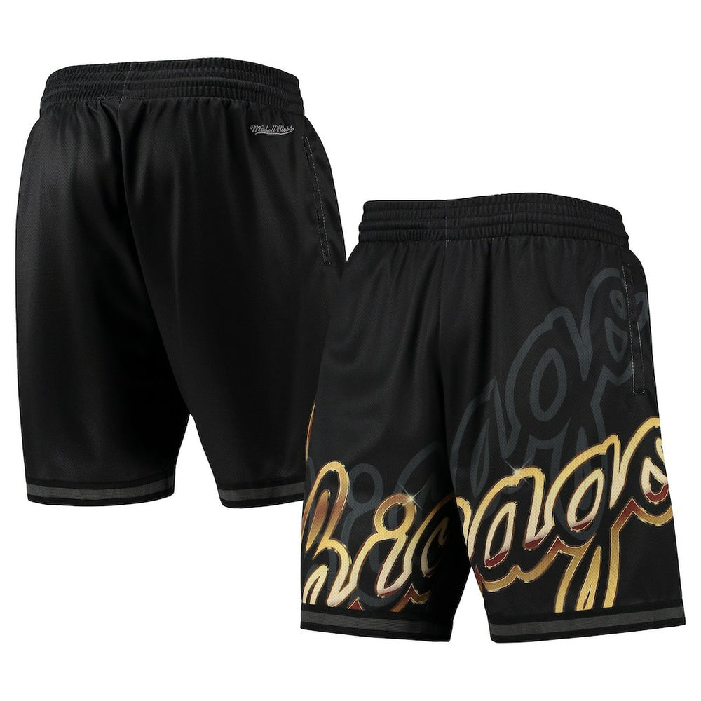 Chicago Bulls Big Face 4.0 Fashion Shorts - Black cheap