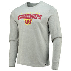 Washington Commanders '47 Traction Super Rival Long Sleeve T-Shirt - Heathered Gray online