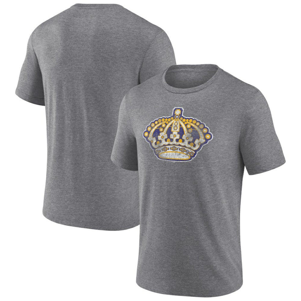 Los Angeles Kings Wraparound Tri-Blend T-Shirt - Heather Gray T-shirts