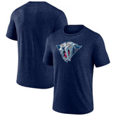 Nashville Predators Wraparound Tri-Blend T-Shirt - Navy T-shirts