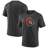 Ottawa Senators Wraparound Tri-Blend T-Shirt - Charcoal T-shirts