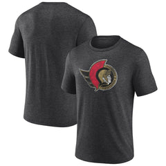 Ottawa Senators Wraparound Tri-Blend T-Shirt - Charcoal T-shirts