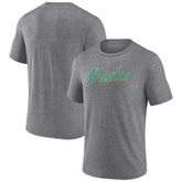 San Jose Sharks Wraparound Tri-Blend T-Shirt - Heather Gray T-shirts