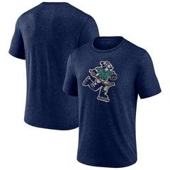 Vancouver Canucks Wraparound Tri-Blend T-Shirt - Navy T-shirts