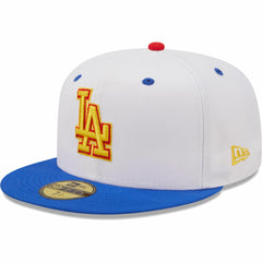 Los Angeles Dodgers 75th World Series Cherry Lolli 59FIFTY Fitted Hat White/Royal