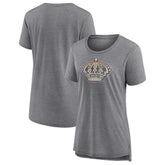 Los Angeles Kings Women's Slow Whistle Tri-Blend T-Shirt - Gray T-shirts