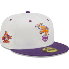 Athletics 30th Season Grape Lolli 59FIFTY Fitted Hat White/Purple