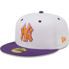 New York Yankees 2000 World Series Grape Lolli 59FIFTY Fitted Hat White/Purple