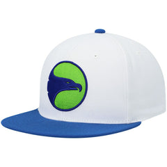 Atlanta Hawks Hardwood Classics Snapback Hat - White/Royal online