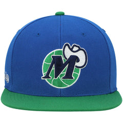 Dallas Mavericks Hardwood Classics Snapback Hat sale - Blue/Green on sale