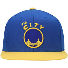 Golden State Warriors Hardwood Classics Snapback Hat sale - Royal/Gold outlet