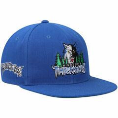Minnesota Timberwolves Hardwood Classics Snapback Hat - Blue on sale