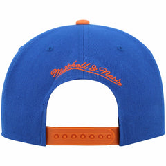 New York Knicks Hardwood Classics Snapback Hat - Blue/Orange shop