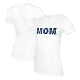 Atlanta Braves Tiny Turnip Women's Mom T-Shirt White