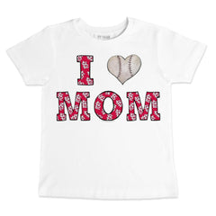 St. Louis Cardinals Tiny Turnip Youth Heart Mom T-Shirt White