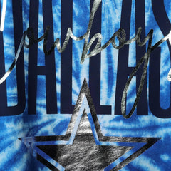 Dallas Cowboys Lauren James Women's Tie-Dye Jersey Boxy Tank Top - Royal outlet