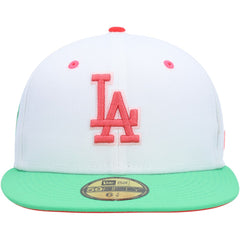 Los Angeles Dodgers Watermelon Lolli 59FIFTY Fitted Hat White/Green