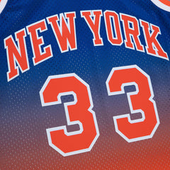 Patrick Ewing New York Knicks 1991/92 Hardwood Classics Fadeaway Swingman Player Jersey - Orange/Royal shop