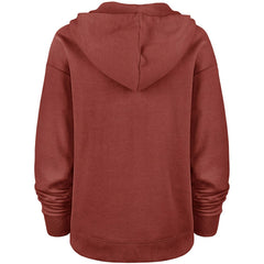 Washington Commanders '47 Women's Color Rise Kennedy Pullover V-Neck Hoodie - Heathered Burgundy outlet