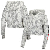 Chicago Bulls Lusso Women's Maia Tri-Blend Cropped Quarter-Zip Top sale - Gray/White sale