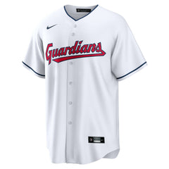 Cleveland Guardians Home Blank Replica Jersey White