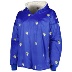 Los Angeles Rams FOCO Repeat Print Reversible Hoodeez discount