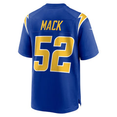 Khalil Mack Los Angeles Chargers Alternate Game Jersey - Royal outlet