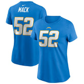 Khalil Mack Los Angeles Chargers Women's Player Name & Number T-Shirt - Powder Blue outlet