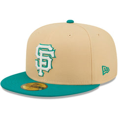 San Francisco Giants Mango Forest 59FIFTY fitted hat Natural/Teal