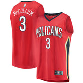 C.J. McCollum New Orleans Pelicans Youth Fast Break Replica Player Jersey Red - Statement Edition for sale