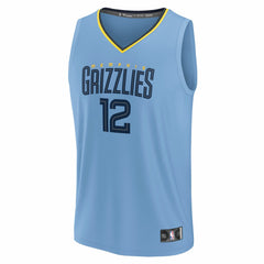 Ja Morant Memphis Grizzlies Fast Break Replica Player Jersey - Statement Edition - Light Blue discount