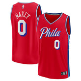 Tyrese Maxey Philadelphia 76ers Fast Break Replica Player Jersey - Statement Edition - Red online