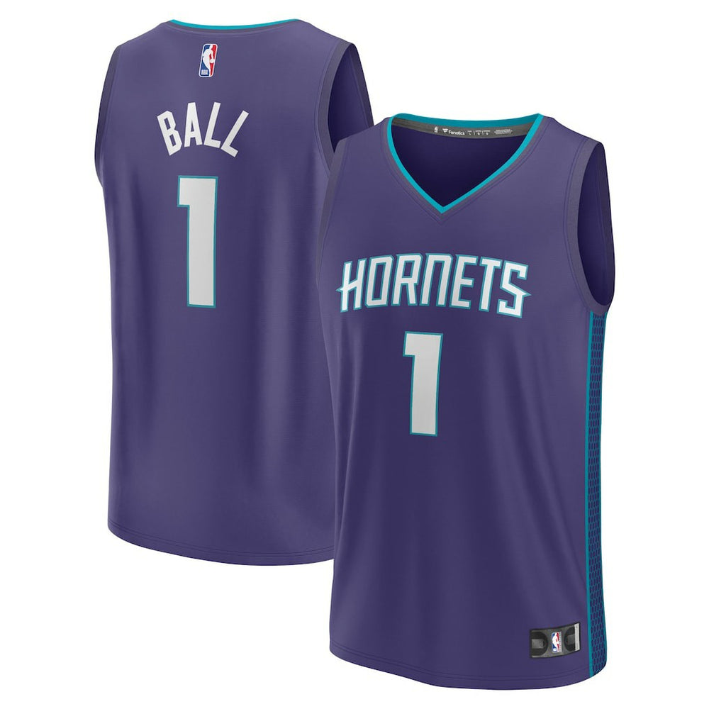 LaMelo Ball Charlotte Hornets Fast Break Replica Player Jersey - Statement Edition - Purple shop