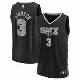 Keldon Johnson San Antonio Spurs Fast Break Replica Player Jersey - Statement Edition - Black cheap