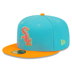 Chicago White Sox Vice Highlighter 59FIFTY Fitted Hat Blue/Orange