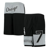 Tim Anderson Chicago White Sox Youth Pandemonium Name & Number Shorts Black