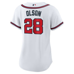 Matt Olson Atlanta Braves Women's Home Replica Player Jersey White