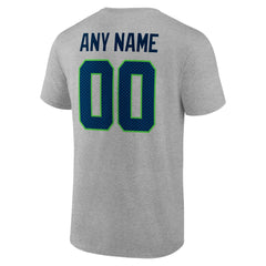 Seattle Seahawks Team Authentic Custom T-Shirt - Heathered Gray online